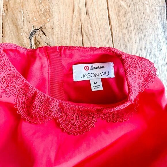 Jason WU Little Girl's Red Neiman Marcus Dress Size 4T - Picture 5 of 6